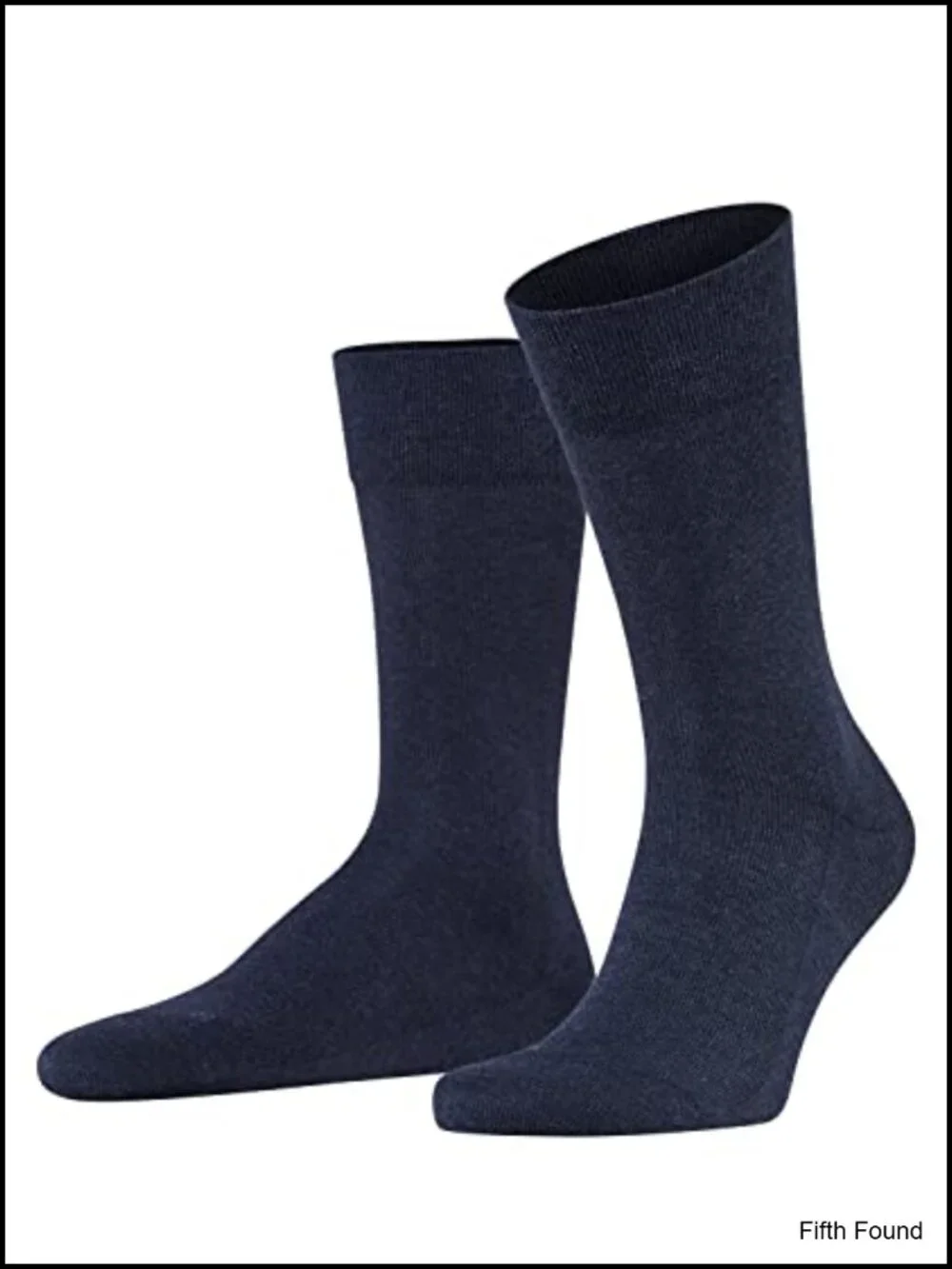 Men's Wide Top Diabetic Dress Crew Socks Cotton Blend 1 Pair